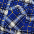 Custom Logo Mens Winter Retro Flannel Checked Shirt